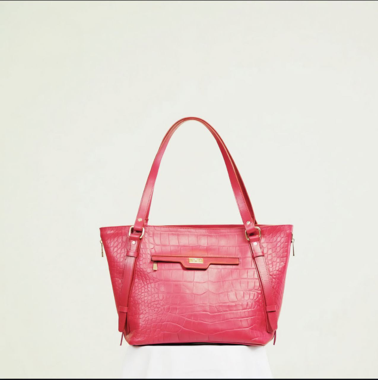 Women's Leather Hand Bag – Chic Frame Accessory Purse for Essentials